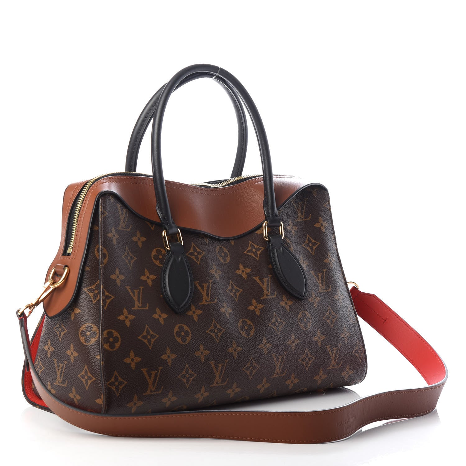 Louis Vuitton Monogram Tuileries Caramel Rouge 3 of 9