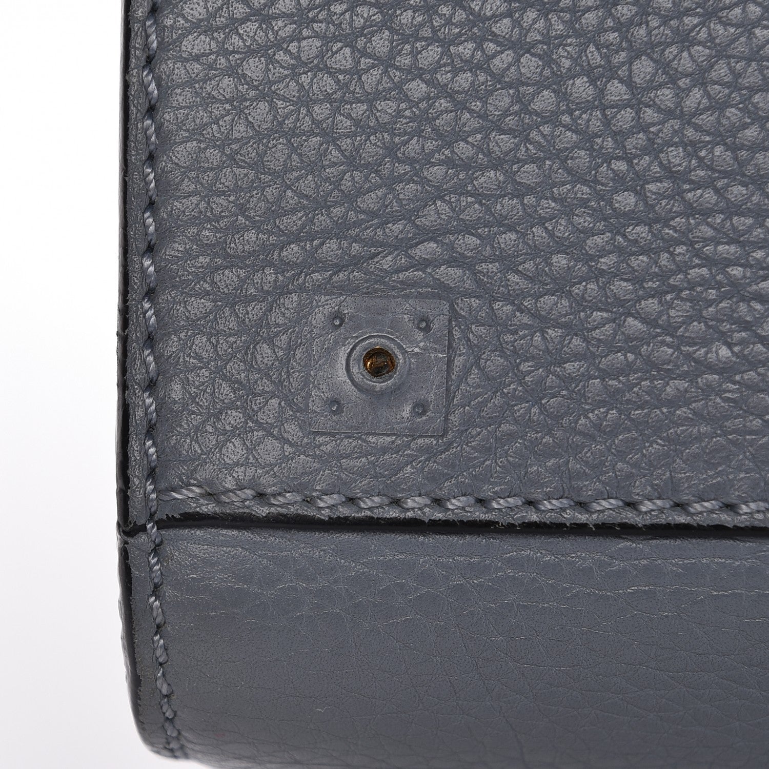 Valentino Garavani Grained Calfskin Medium My Rockstud Frame Bag Grey 12 of 14