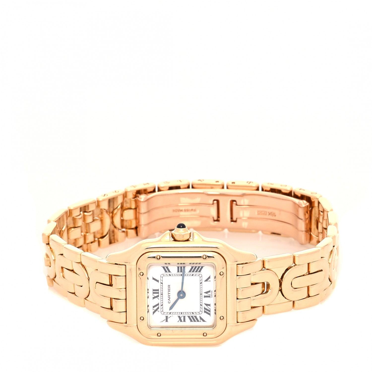 Cartier 18K Yellow Gold 22mm Panthere Art Deco Quartz Watch 2 of 5