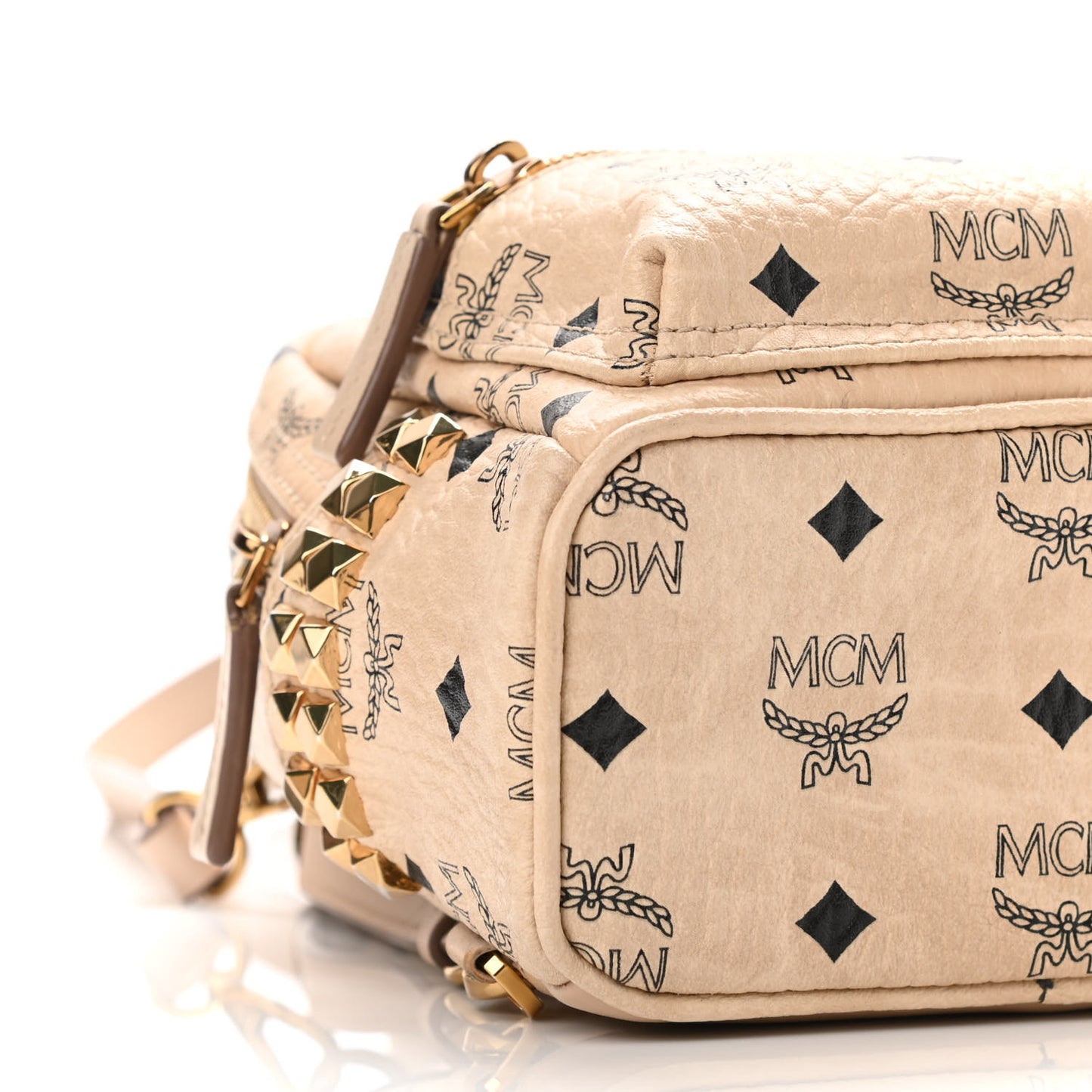 Visetos Side Stud X-Mini Stark Bebe Boo Backpack Beige