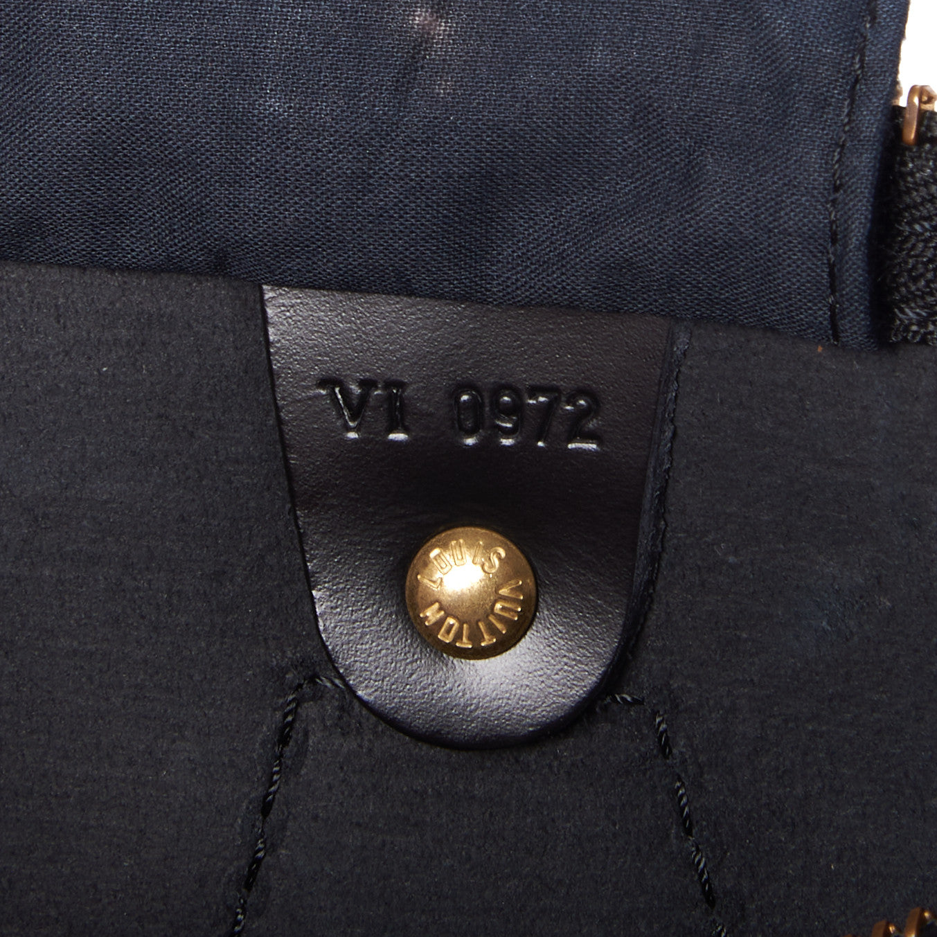 Louis Vuitton Epi Speedy 30 Black 9 of 10