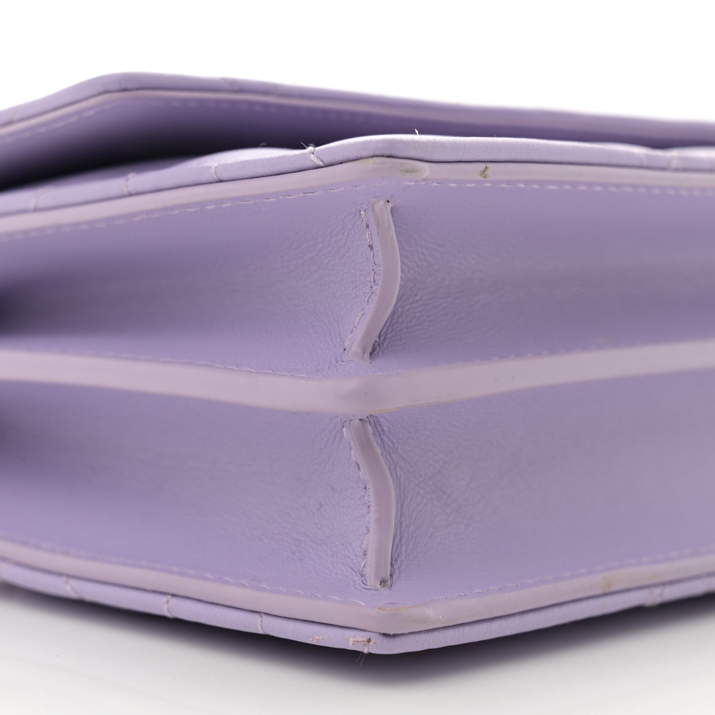 Lambskin Macrocannage Mini Miss Caro Bag Lilac