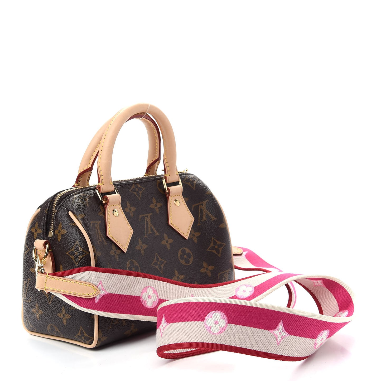 Monogram Speedy Bandouliere 20 Fuchsia