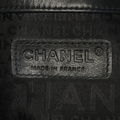 Chanel Lambskin Mademoiselle Lock Flap Pochette Black 8 of 10