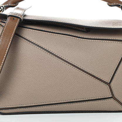 Loewe Grained Calfskin Small Puzzle Bag Sand Mink 8 of 10