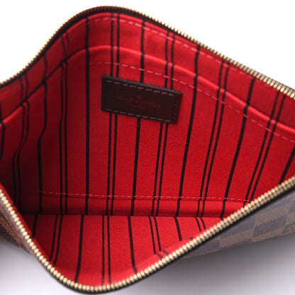Louis Vuitton Damier Ebene Neverfull MM GM Pochette 4 of 4