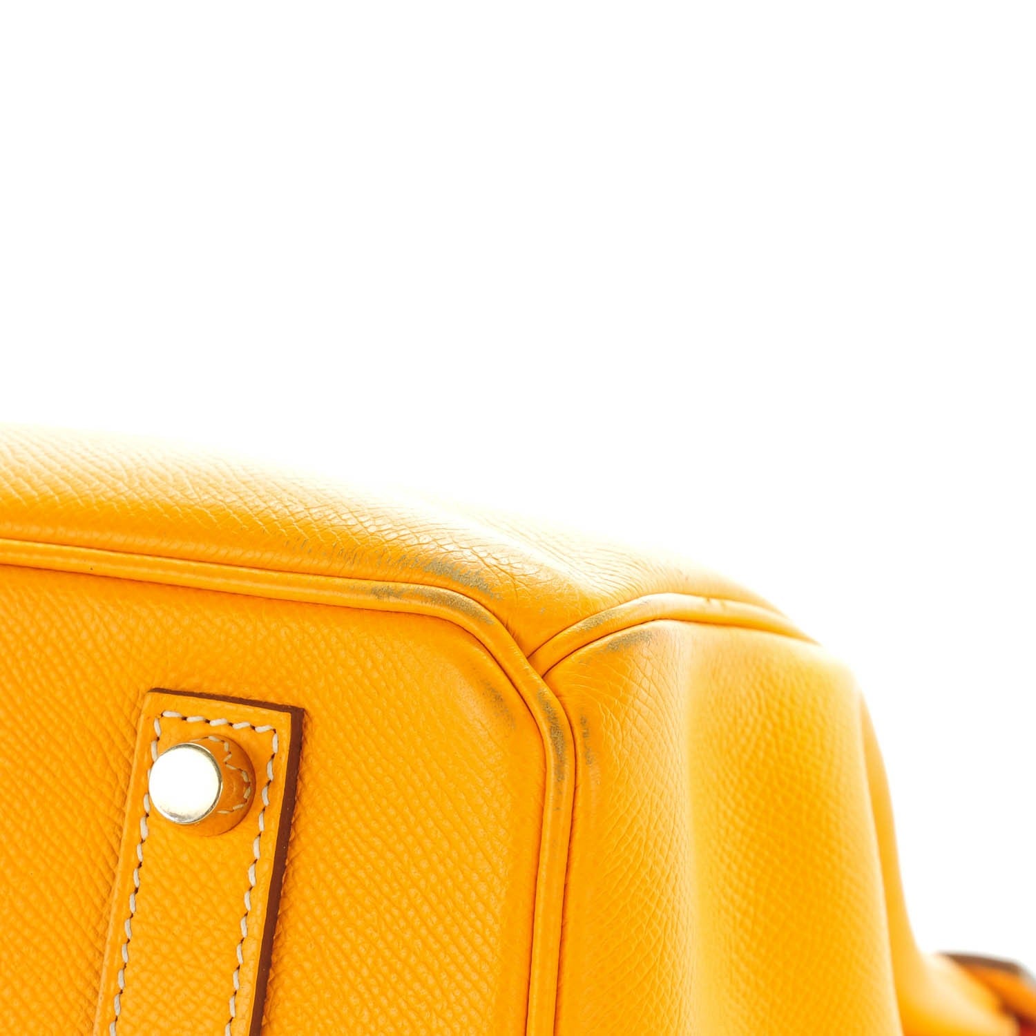 Hermes Epsom Candy Birkin 35 Jaune D'Or Feu 23 of 26