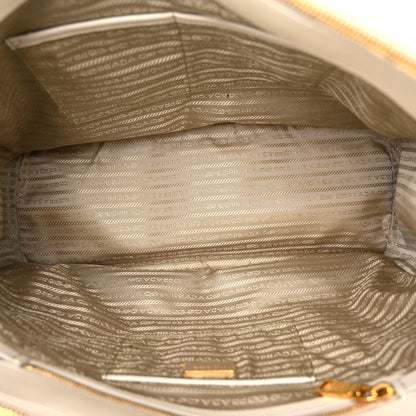 Prada Saffiano Lux Extra Large Galleria Double Zip Tote Talco 5 of 14