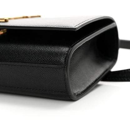 Saint Laurent Grain De Poudre Monogram Kate Belt Bag Black 9 of 11
