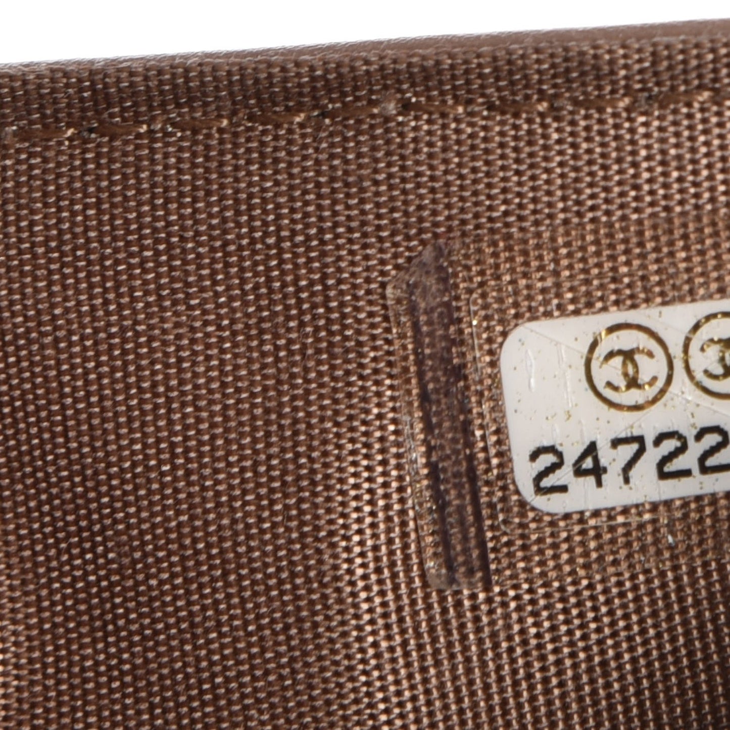 Caviar Chevron Quilted Medium Boy Flap Wallet Dark Beige