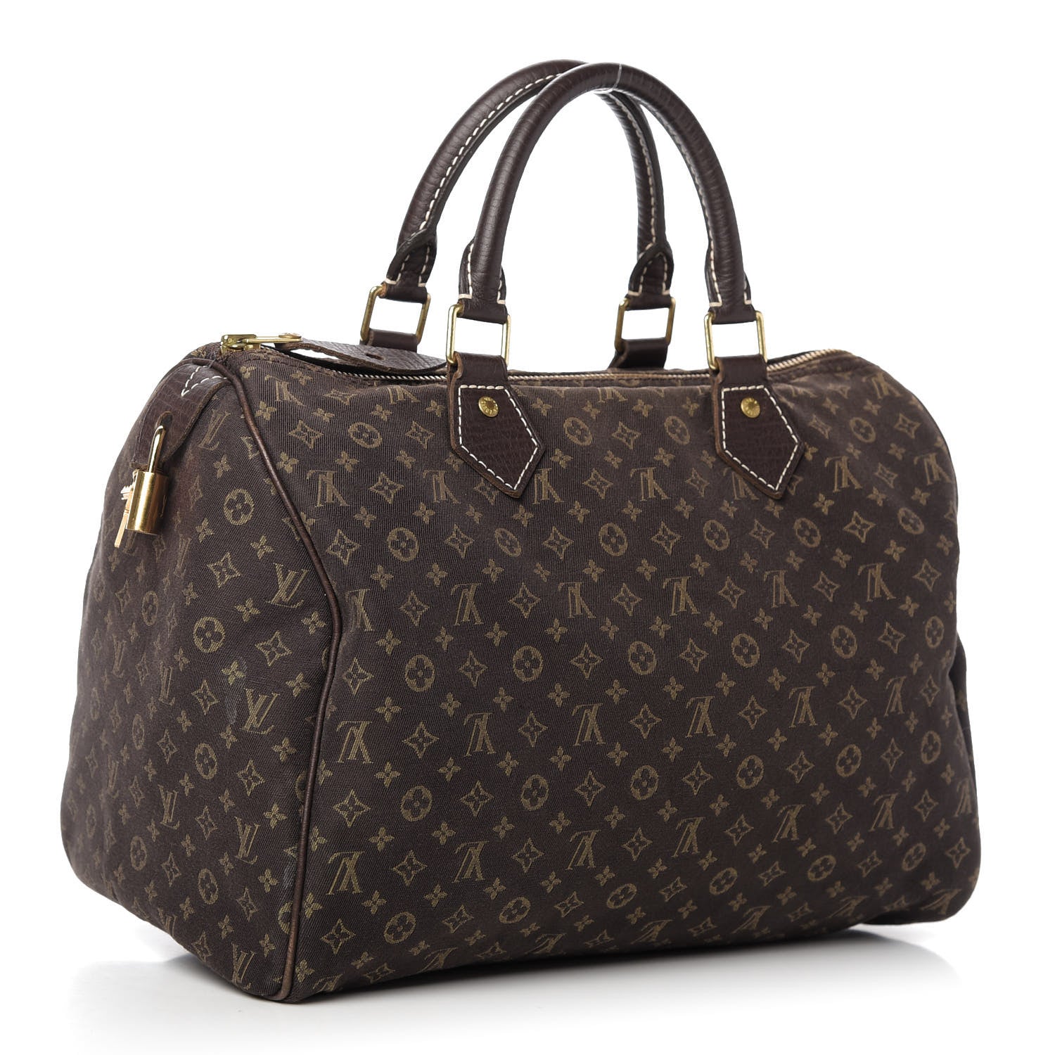 Louis Vuitton Mini Lin Speedy 30 Ebene 3 of 10
