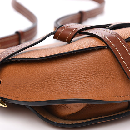 Loewe Grained Calfskin Small Gate Crossbody Bag Caramel Pecan 6 of 8