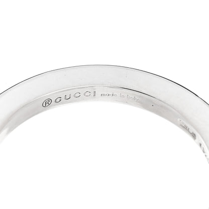 Gucci Sterling Silver G Cutout Band Ring 51 5.75 4 of 6
