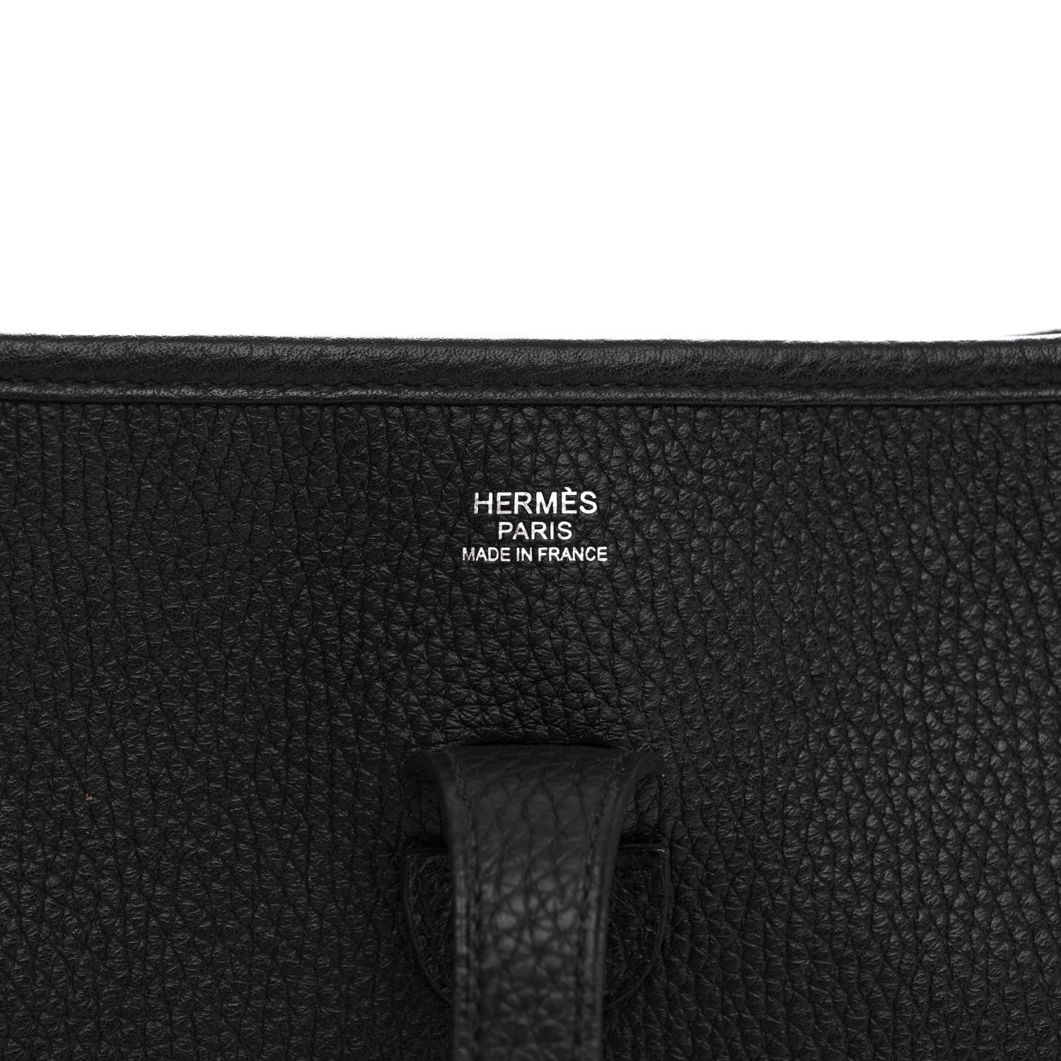Hermes Taurillon Clemence Evelyne III PM Black 6 of 11