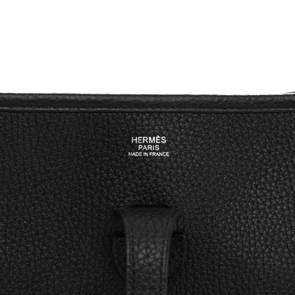 Hermes Taurillon Clemence Evelyne III PM Black 6 of 11