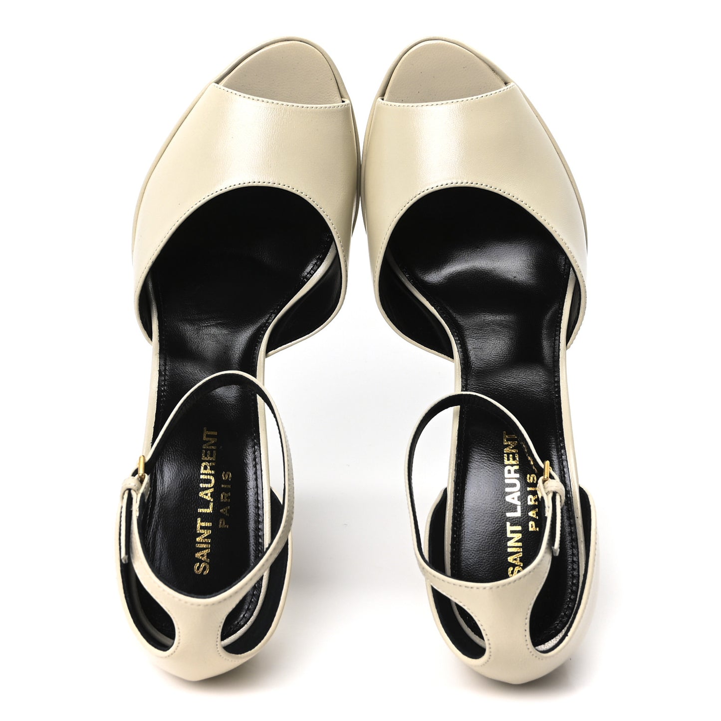 New Belfagor Jodie 95 Platform Sandals 40 Pearl