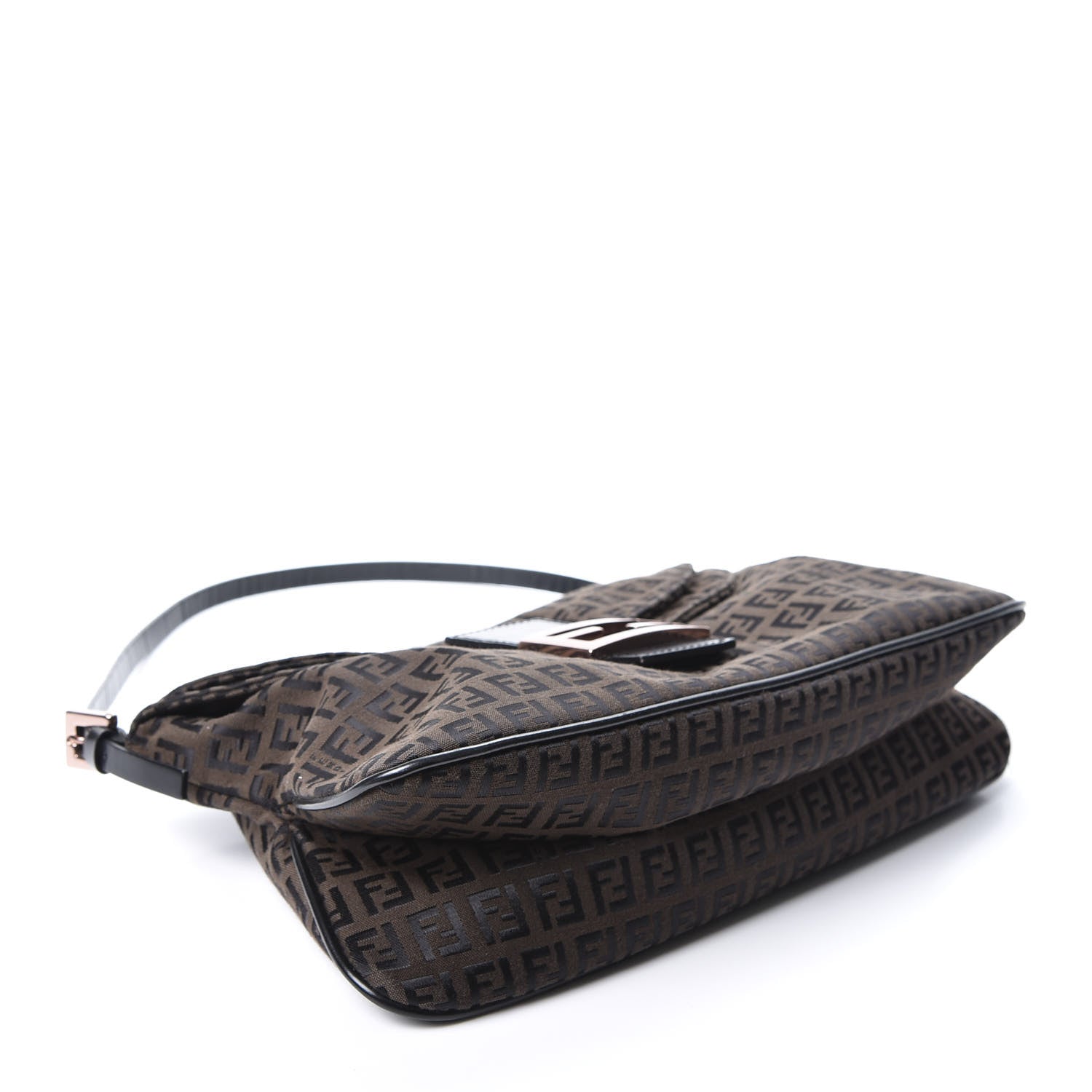 Fendi Zucchino Baguette Dark Brown 3 of 8