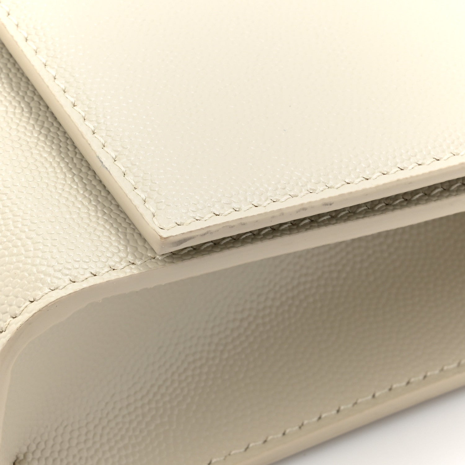 Saint Laurent Grain De Poudre Medium Monogram Kate Satchel Crema Soft 14 of 16