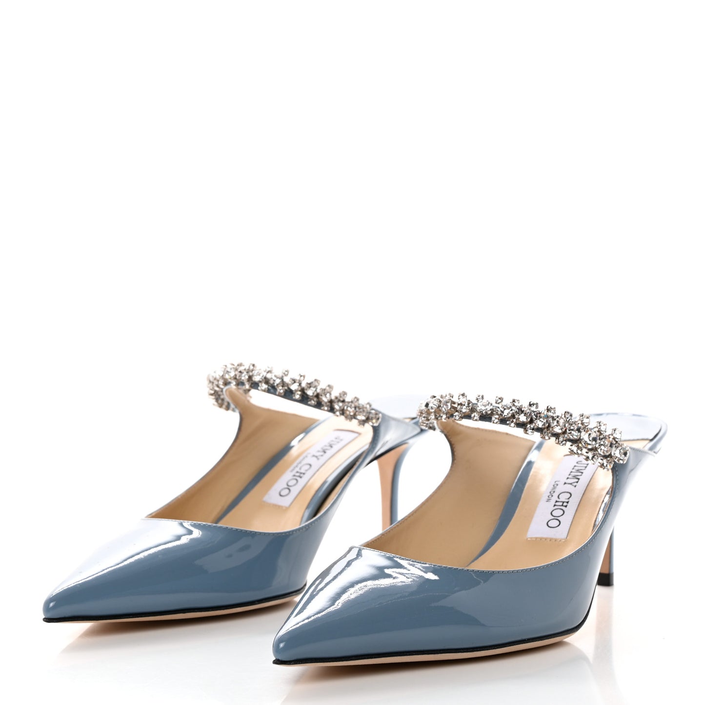 Patent Crystal Bing 65 Pumps 40.5 Blue