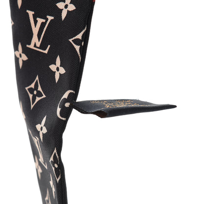 Louis Vuitton Silk Monogram Tribute To Noe BB Bandeau Black 4 of 5