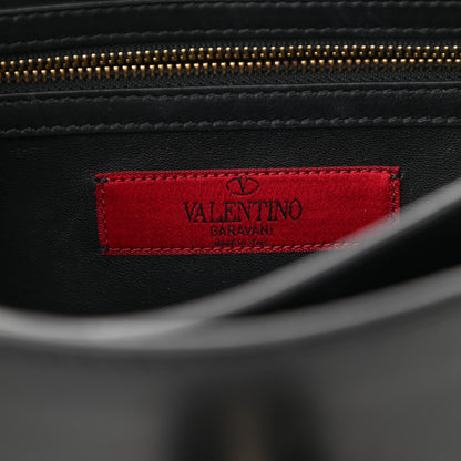 Valentino Garavani Vitello B-Rockstud Flap Black 6 of 11
