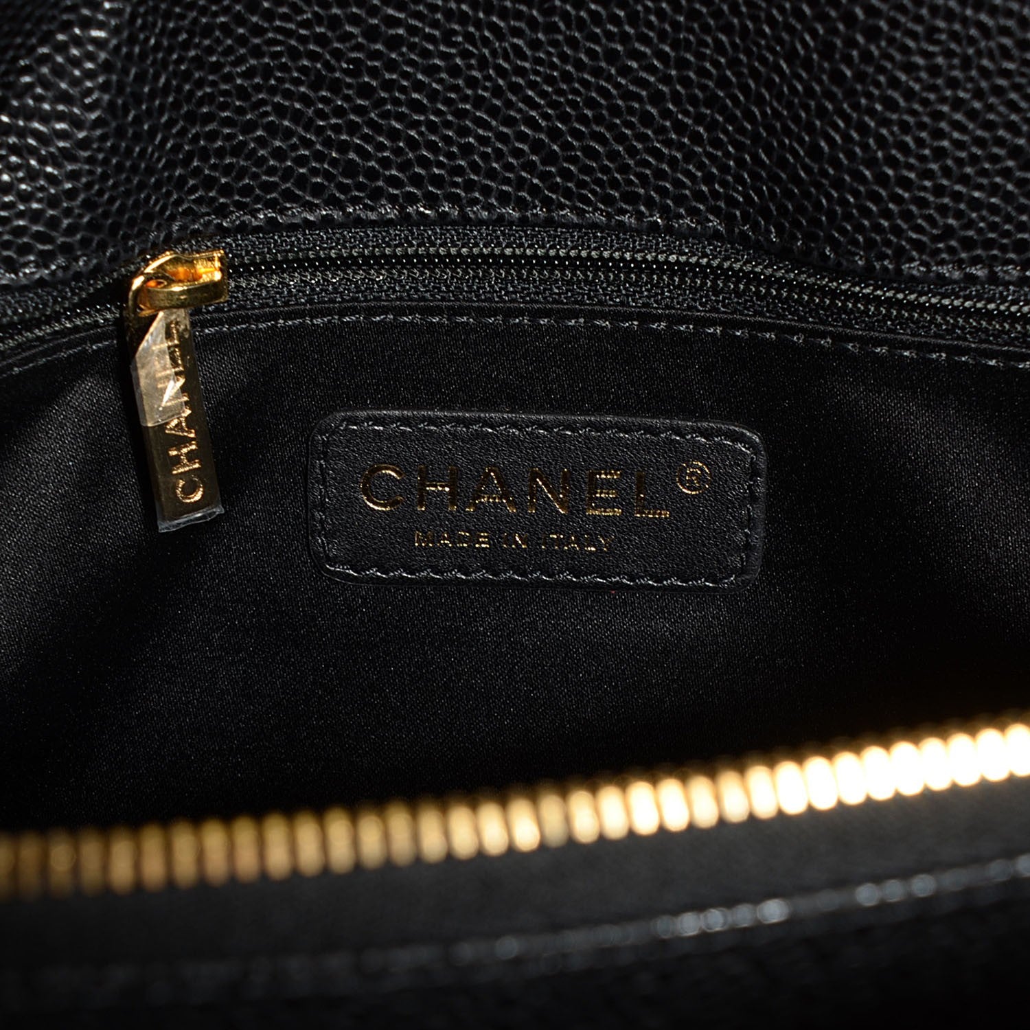 Chanel Caviar Quilted Grand Shopping Tote GST Black 7 of 8