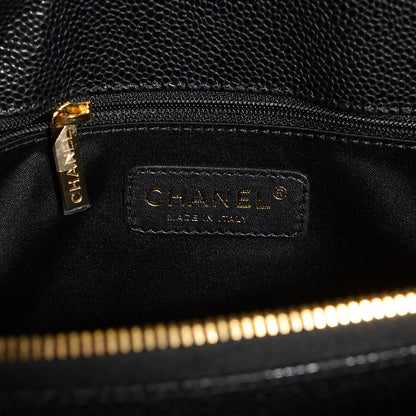Chanel Caviar Quilted Grand Shopping Tote GST Black 7 of 8