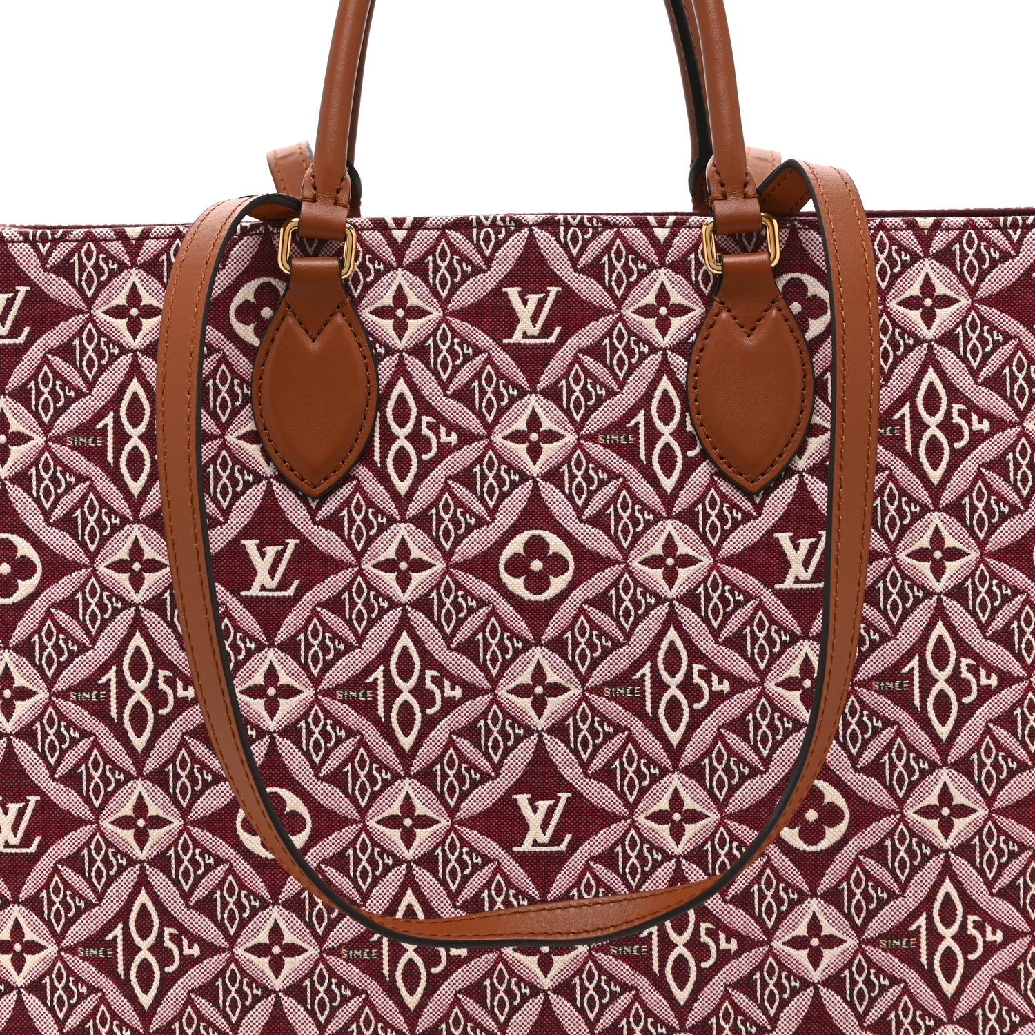 Louis Vuitton Jacquard Since 1854 Onthego GM Bourdeaux 8 of 10