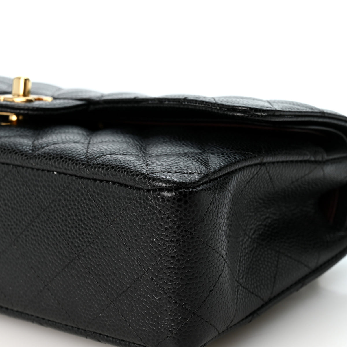 Chanel Caviar Quilted Medium Double Flap Black 10 of 10
