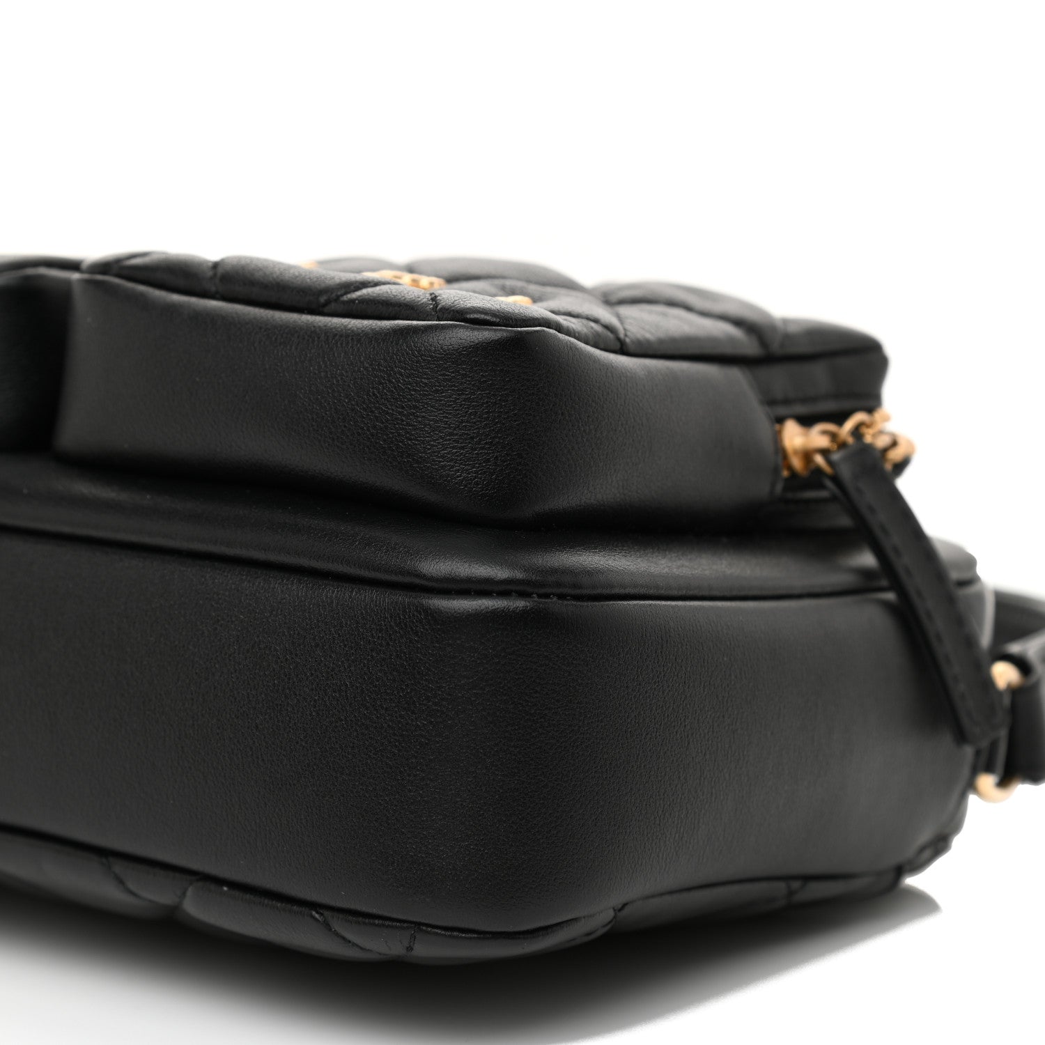 Chanel Calfskin Quilted Small Camera Case Black 10 of 11