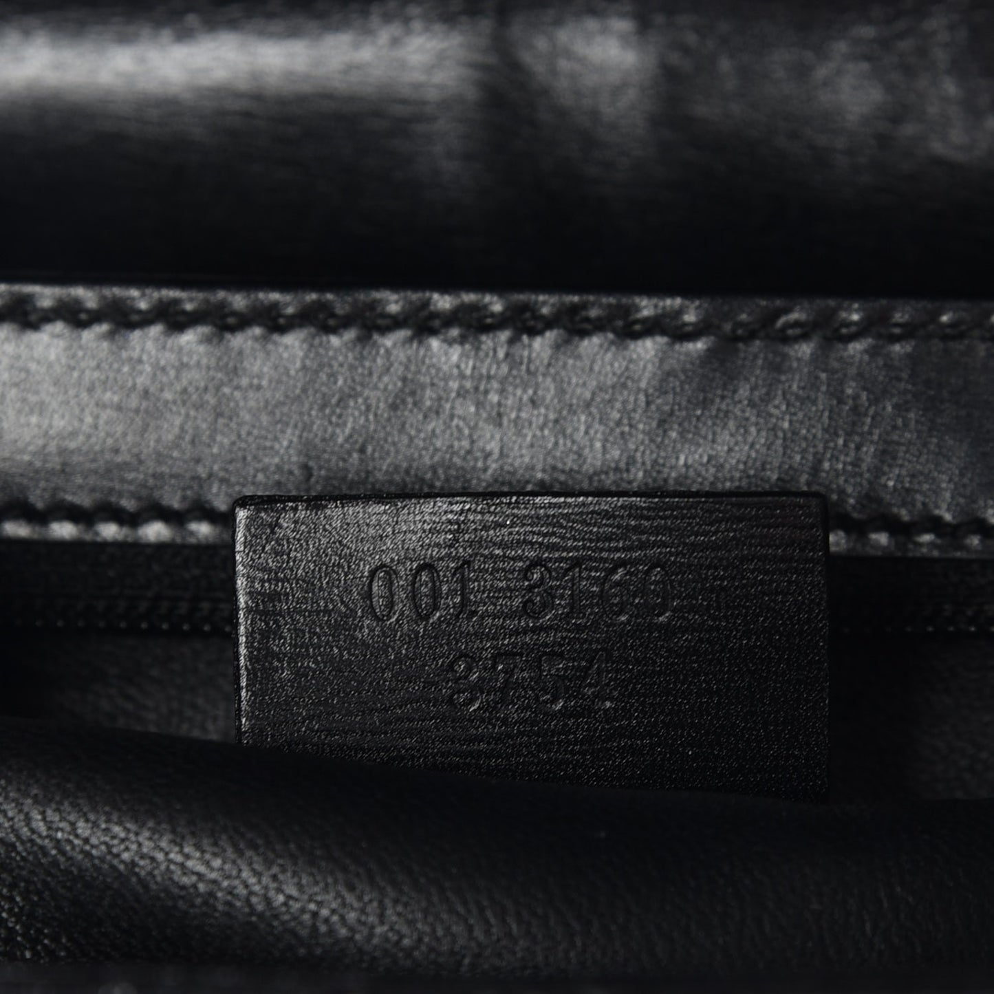 Alligator Shoulder Bag Black