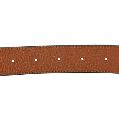 Louis Vuitton Taurillon Calfskin 30mm LV Initiales Reversible Belt 100 40 Black 5 of 5