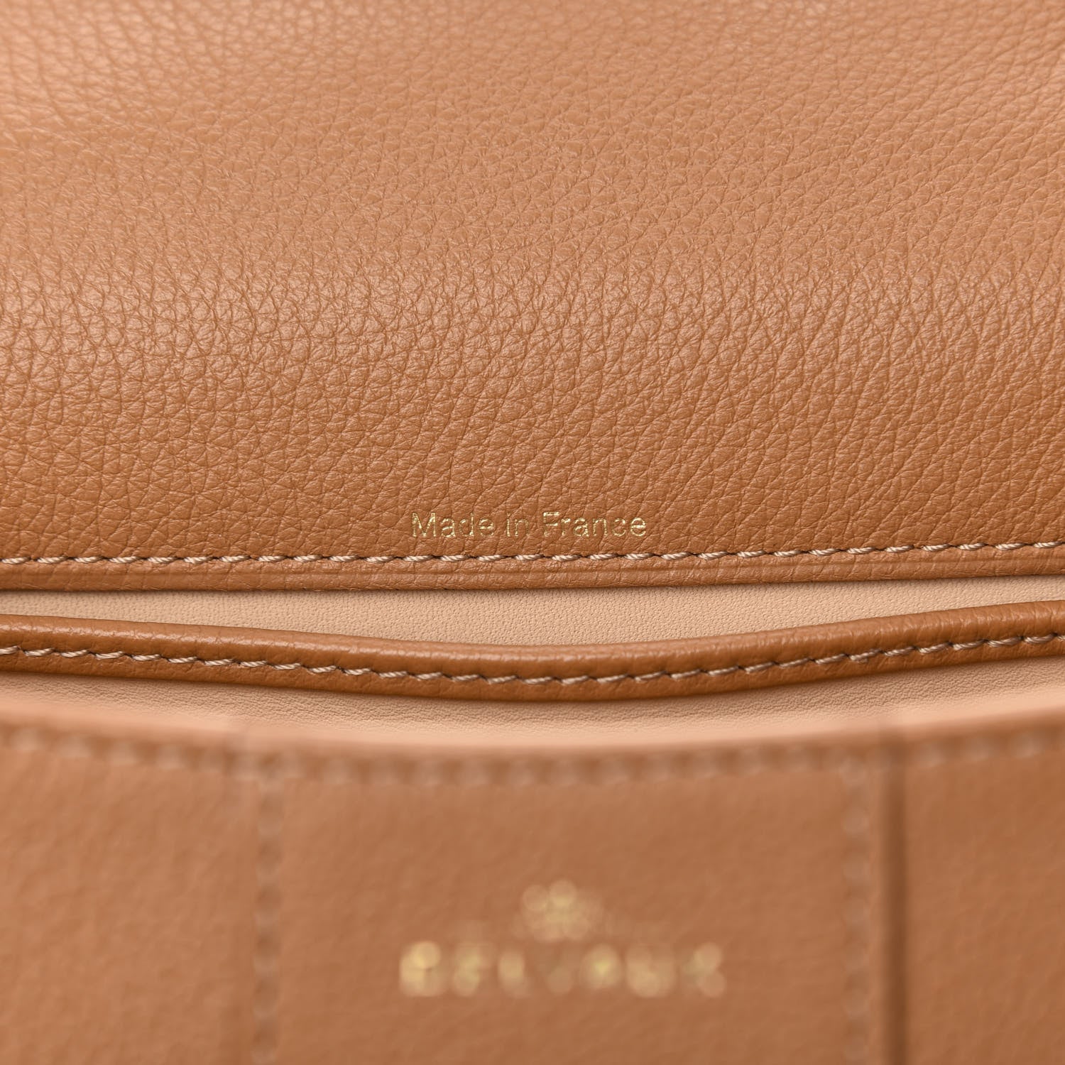Delvaux Grained Calfskin Mini Brillant Satchel Natural 7 of 11