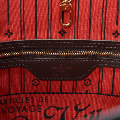 Louis Vuitton Damier Ebene Neverfull MM 7 of 9