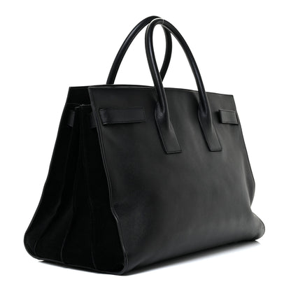 Saint Laurent Calfskin Large Sac De Jour Carryall Black 3 of 21