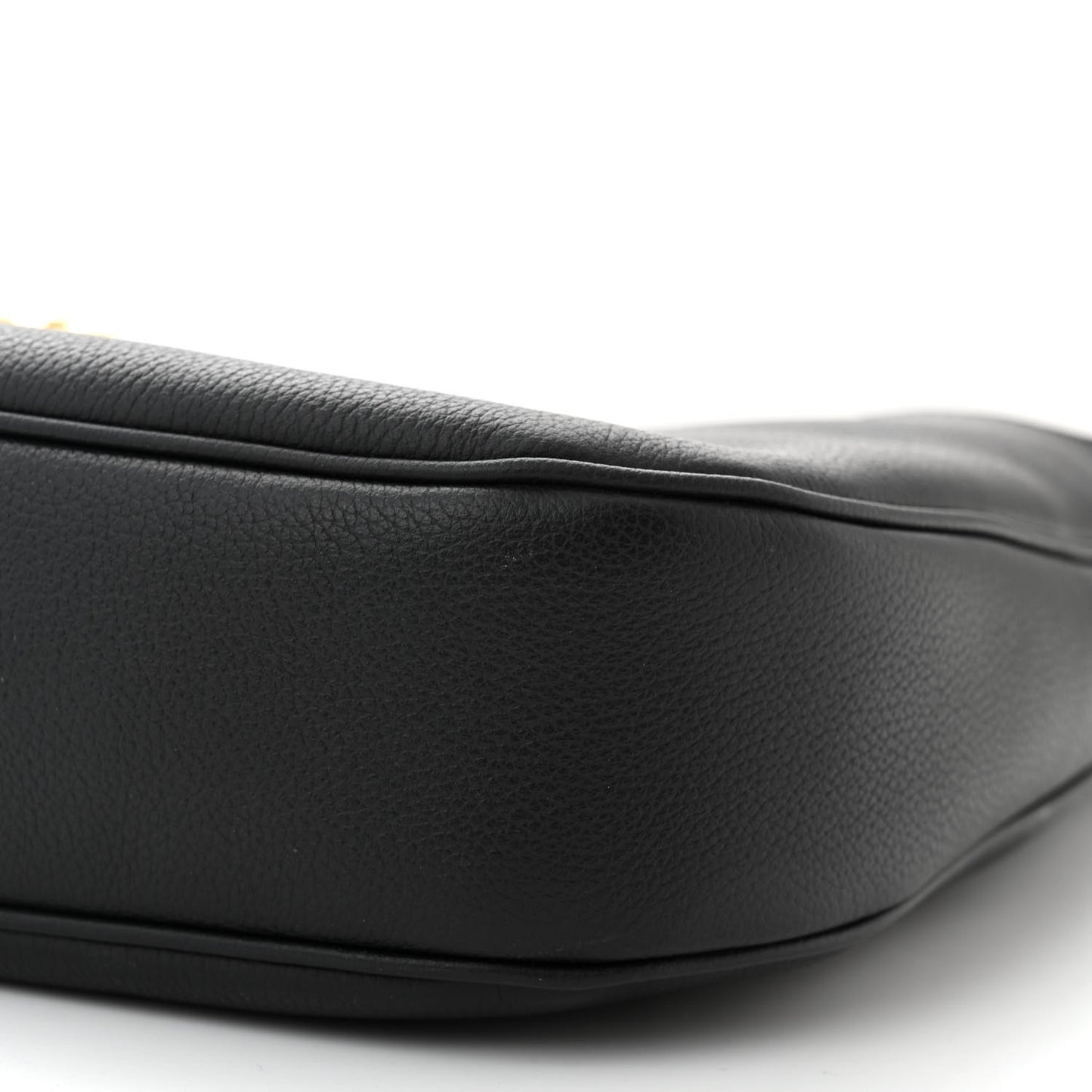 Calfskin La Medusa Medium Hobo Crossbody Black