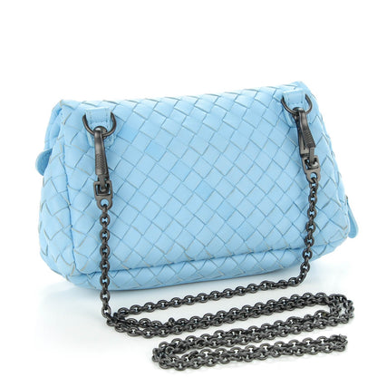 Bottega Veneta Nappa Intrecciato Small Chain Crossbody Ciel 3 of 8