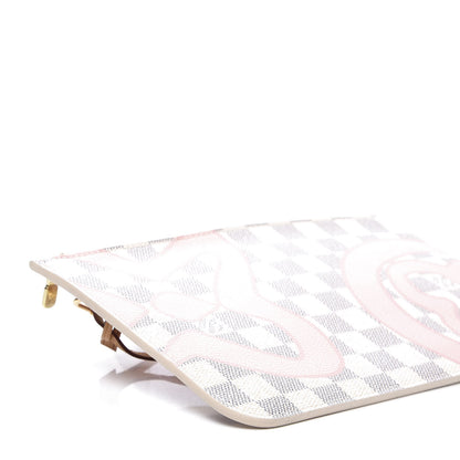 Louis Vuitton Damier Azur Tahitienne Neverfull MM GM Pochette 6 of 11