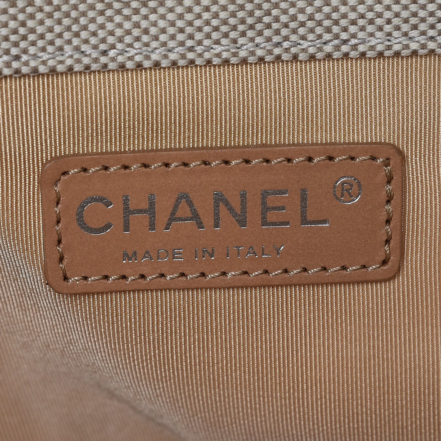 Canvas Camellia N°5 Tote Beige