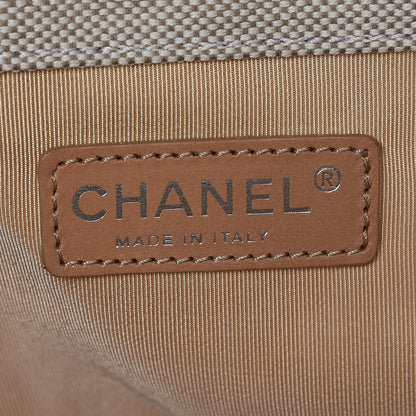 Chanel Canvas Camellia N°5 Tote Beige 12 of 21