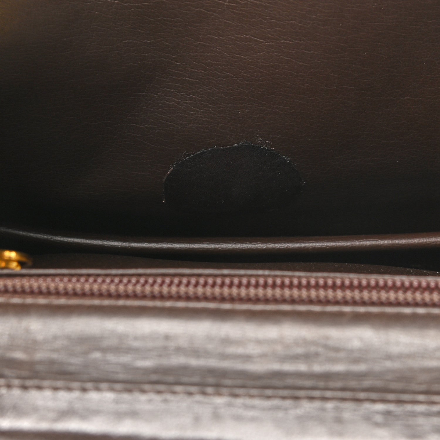Chanel Lambskin Quilted Small Single Flap Brown 7 of 14