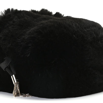 Jimmy Choo Faux Fur Bucket Bag Black 8 of 9