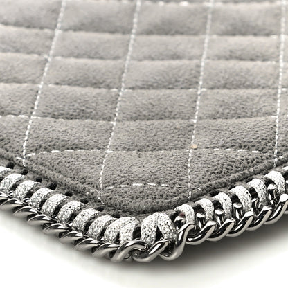 Stella McCartney Shaggy Deer Quilted Falabella Wristlet Grey 10 of 13