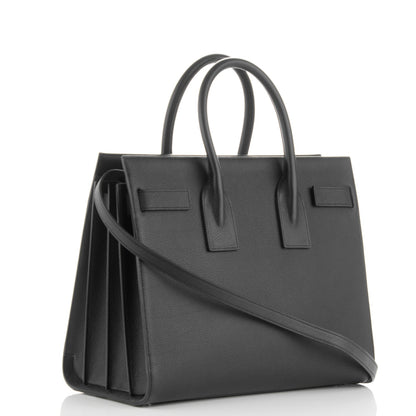 Saint Laurent Grained Calfskin Small Sac De Jour Black 2 of 7
