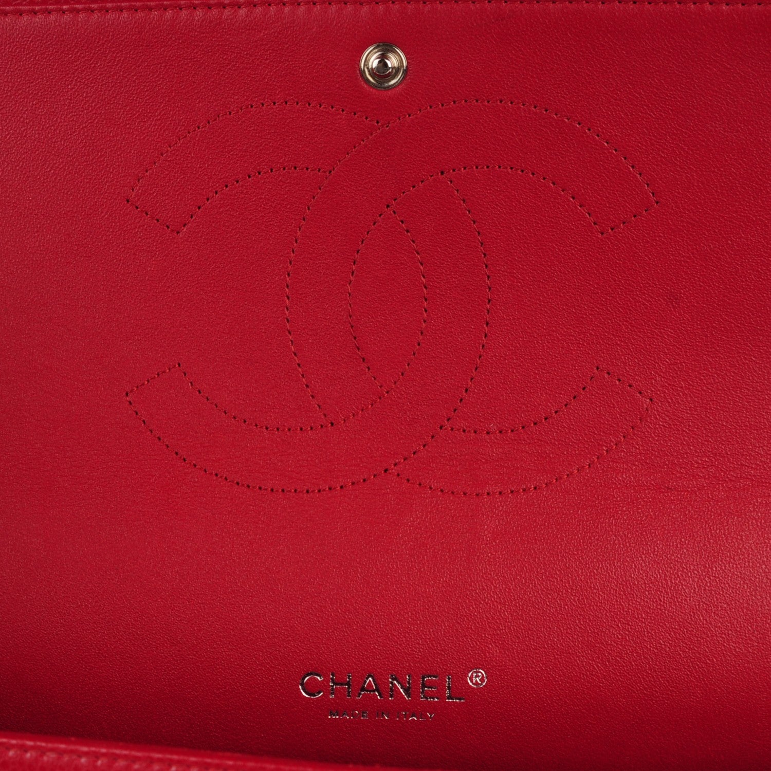 Chanel Caviar Quilted Maxi Double Flap Red 7 of 10