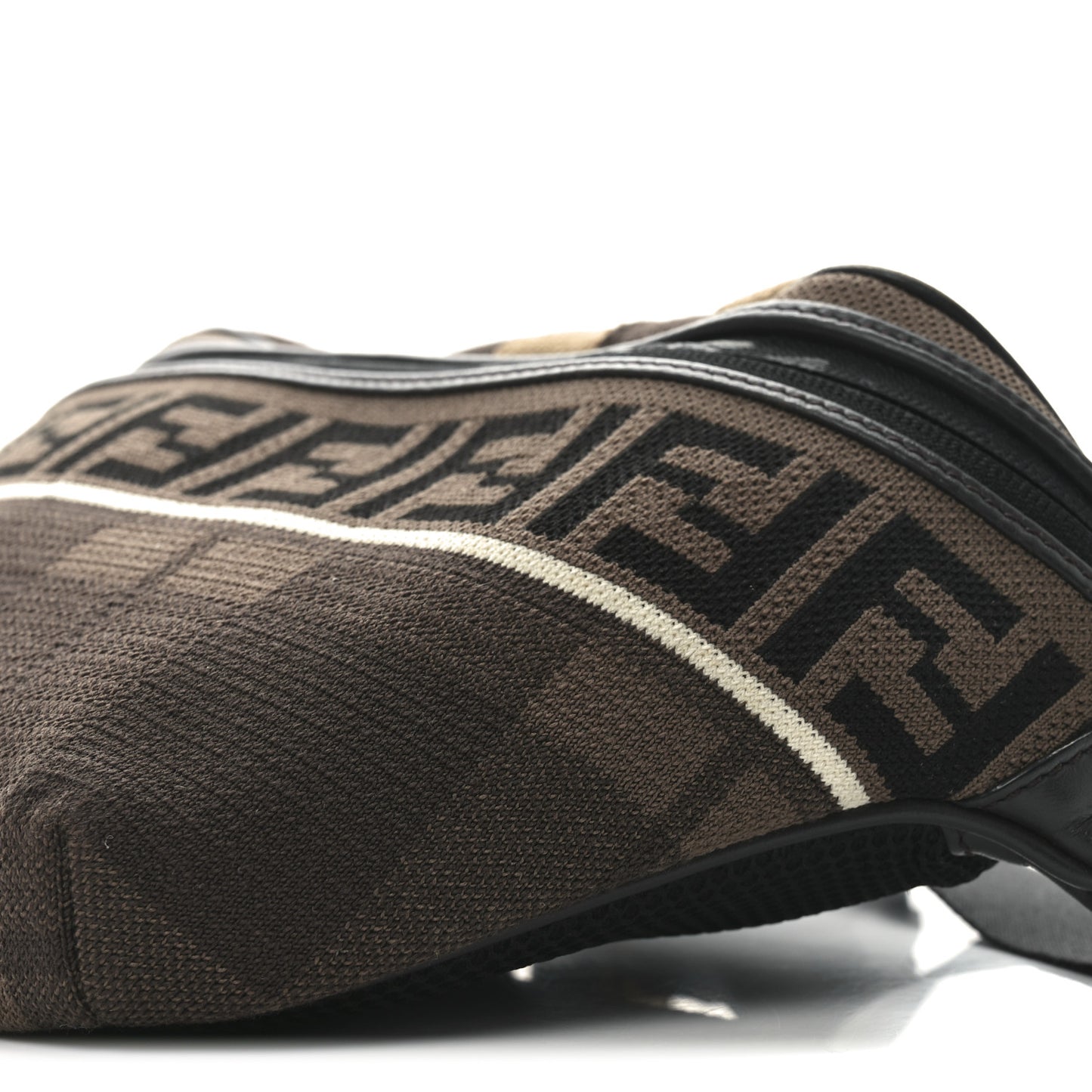 Vitello Century Maglia Pattern Mix Belt Bag Havana