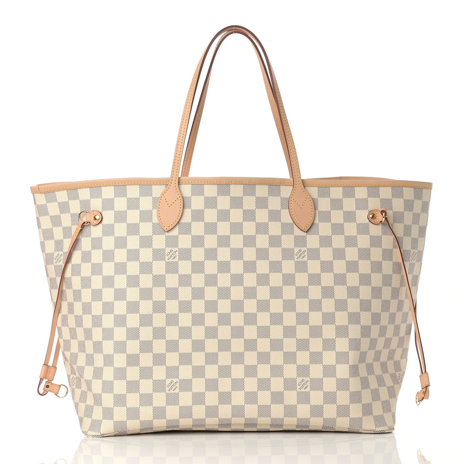 Louis Vuitton Damier Azur Neo Neverfull GM Rose Ballerine 3 of 11