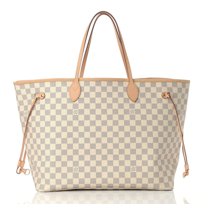 Louis Vuitton Damier Azur Neo Neverfull GM Rose Ballerine 3 of 11