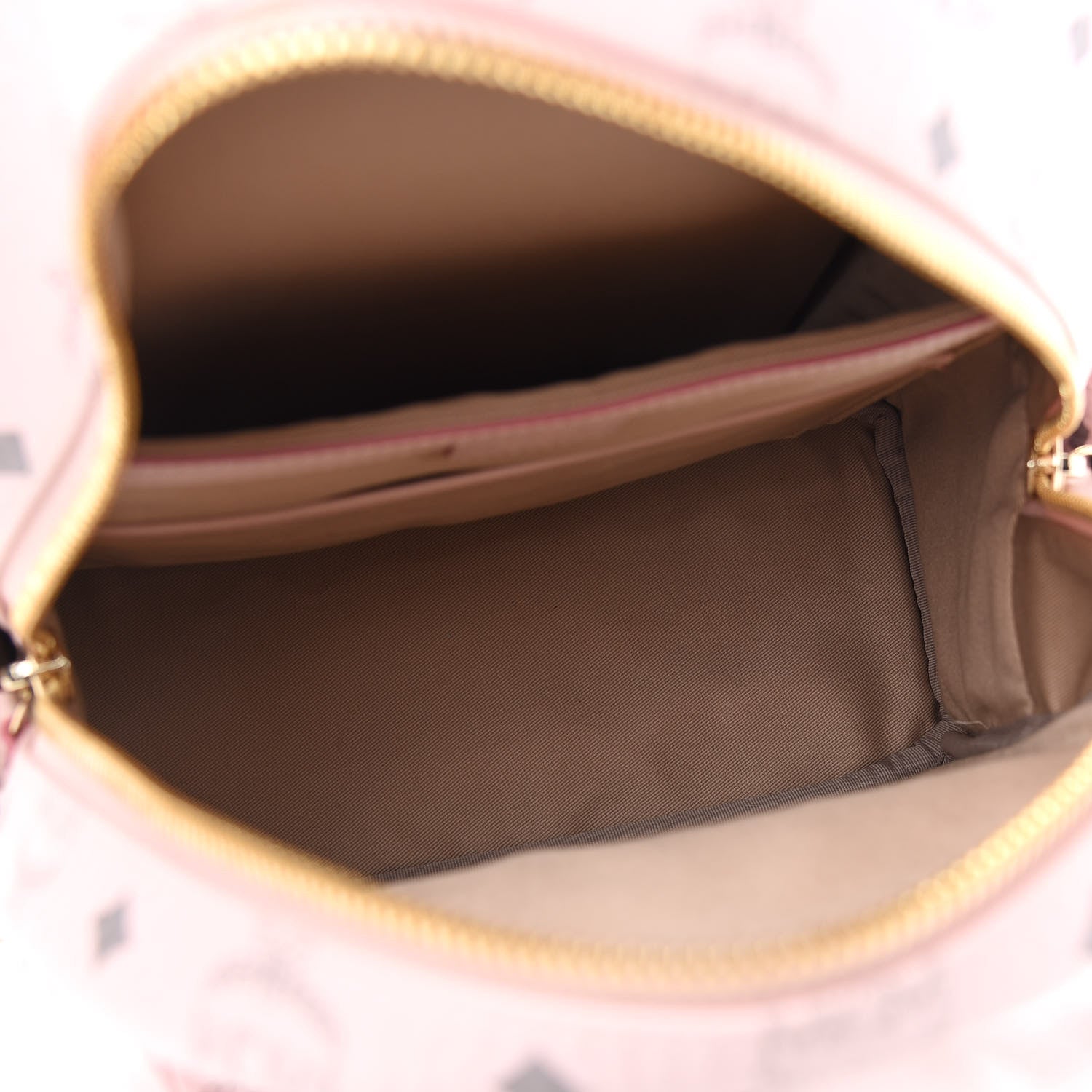 MCM Visetos Small Side Stud Stark Backpack Light Pink 4 of 8