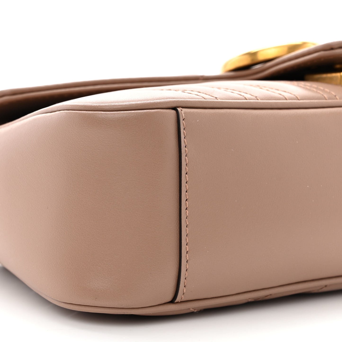 Calfskin Matelasse Small GG Marmont Shoulder Bag Porcelain Rose